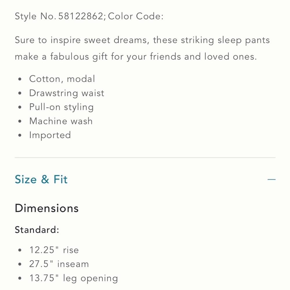 Anthropologie- Whimsy Flannel Sleep Pants Size Small - Picture 9 of 9